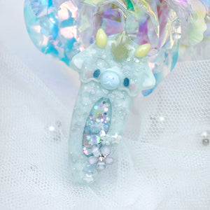 Minty Milk Hairclip