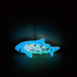 Baby Blue Shark Hairclip (5cm, Standard)