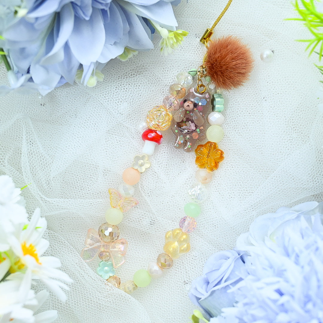 Honey Bear Phone Strap