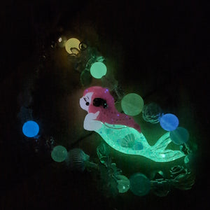 Classic Ariel Mermaid Charm - Floral