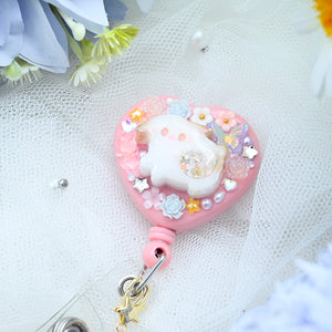 Fairy Baby Lop Heart Badge Reel