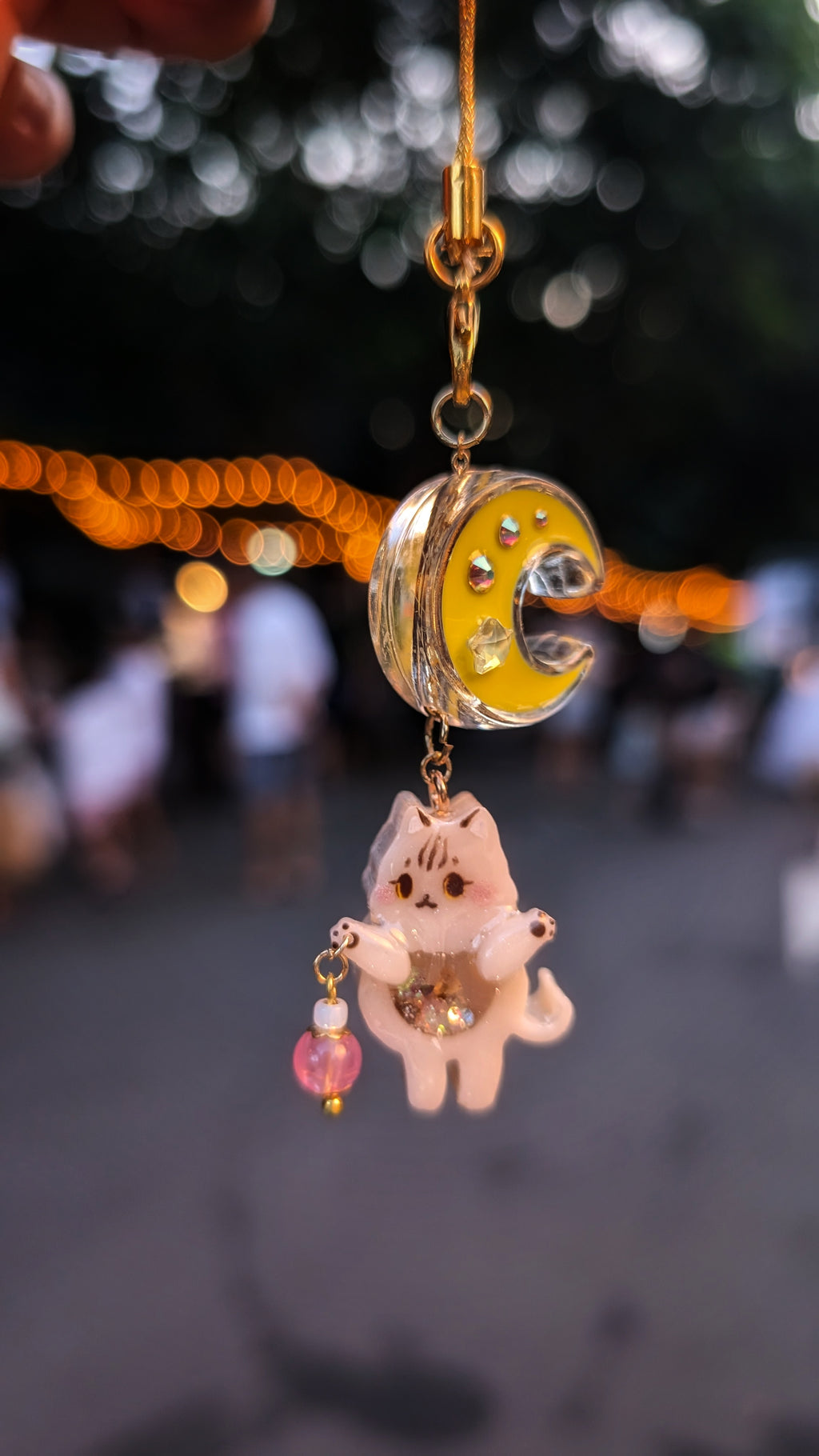 Little Lantern Carrier - Cat (pink lantern)