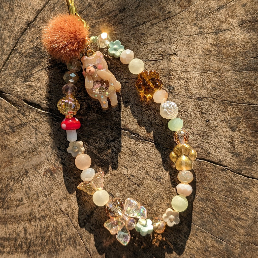 Honey Bear Phone Strap
