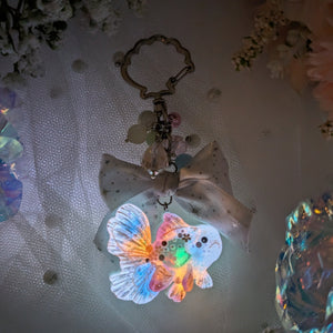 Opal Goldie keychain