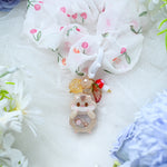 Balsa Chipmunk Charm with Hairtie