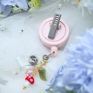 Fairy Bear Round Badge Reel