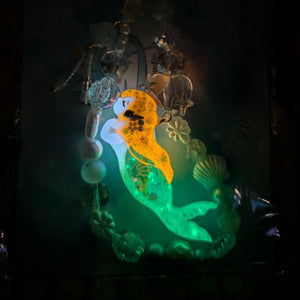 Citrina Mermaid Charm