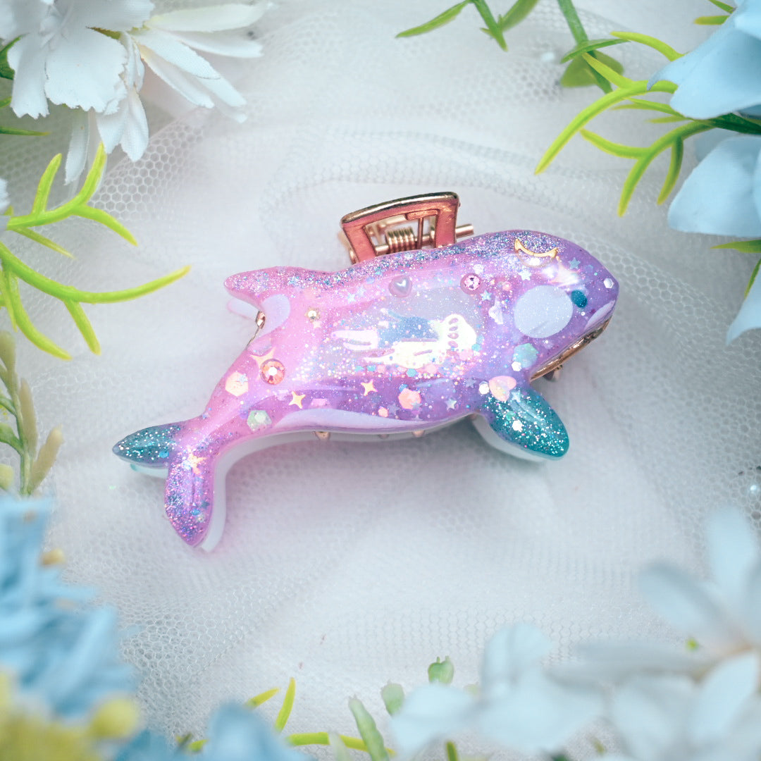 Plumeria Baby Orca Hair Huggie