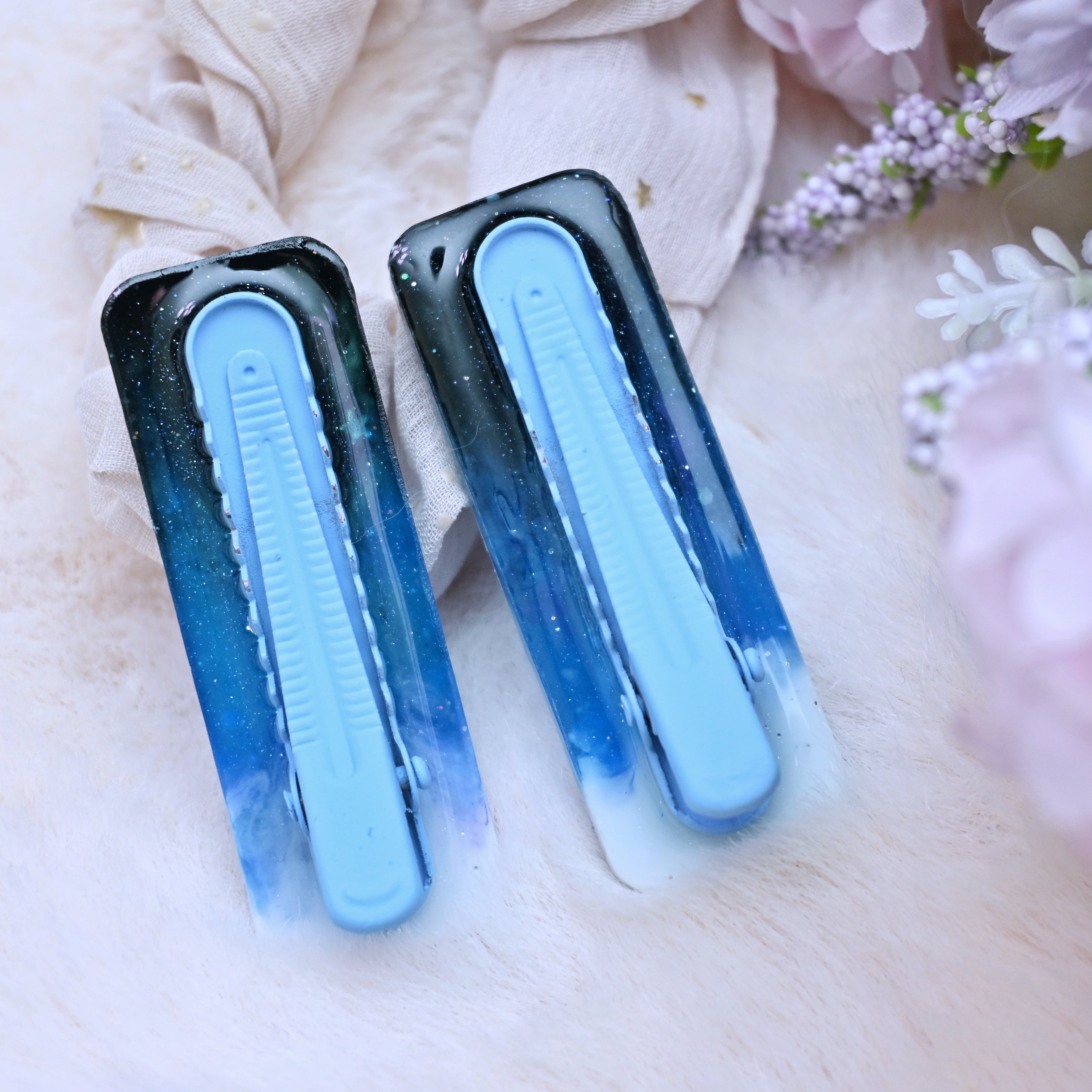 Tiny Red House Aurora Hairclip Set (Bar)