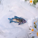 Baby Dark Blue Shark Hairclip (5cm, Standard)