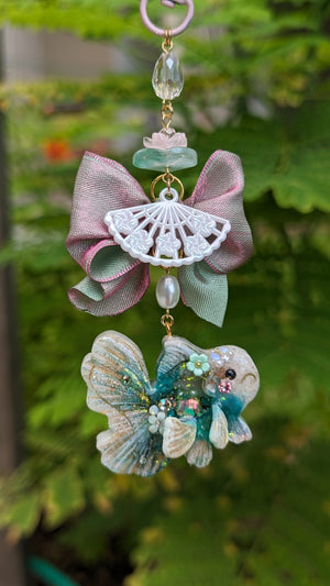 Jade Lotus Goldie Charm