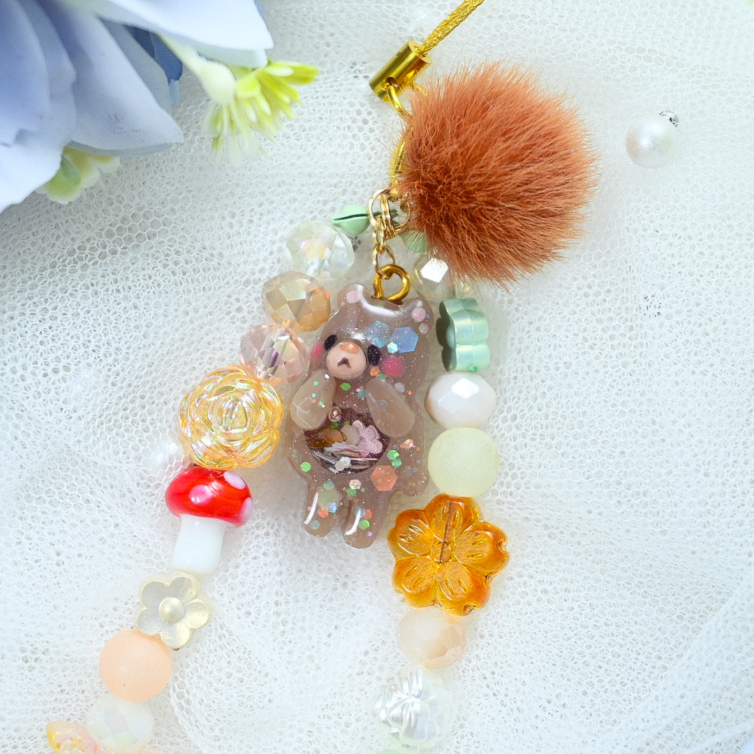 Honey Bear Phone Strap