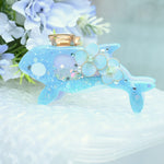 Hydrangea Haven Orca Hair Huggie (5.5cm claw)