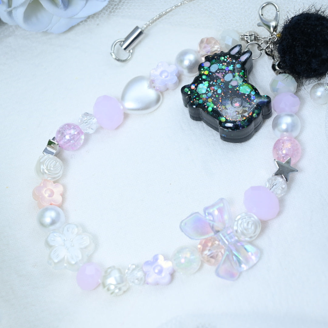 Sweet Dreams Bunny Beaded Charm