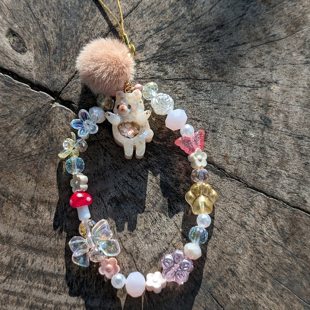 Spring Bear Phone Strap