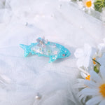 Baby Blue Shark Hairclip (5cm, Wireart)