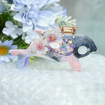 Sakura Pearl Orca Hair Huggie (5.5cm claw)