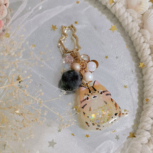Handpainted Ocelot Charm (Gold)