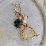 Handpainted Ocelot Charm (Gold)