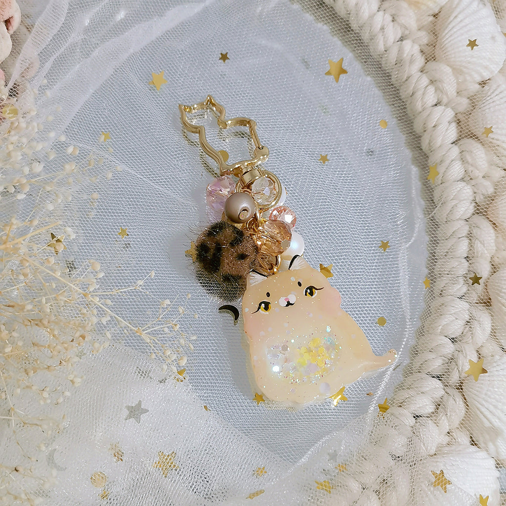 Handpainted Puma Charm (Gold)