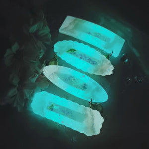 Lagoon with Gold Yacht Barrette (Clip)