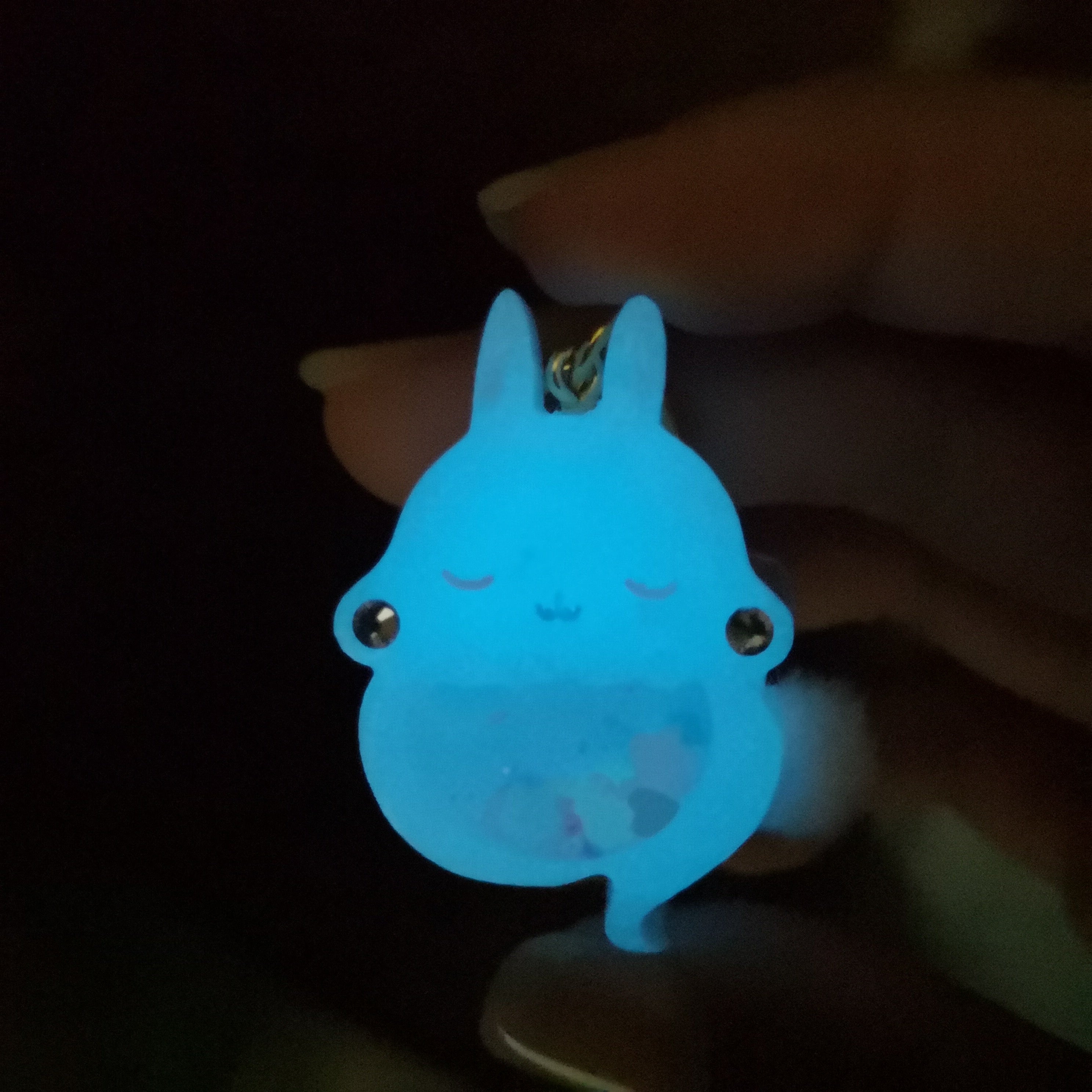 Glowy Ghostie Bun Charms