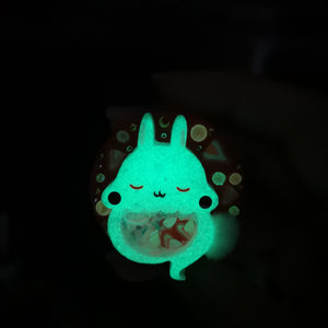 Strawberry Ghostie Bun Grip (Glows)