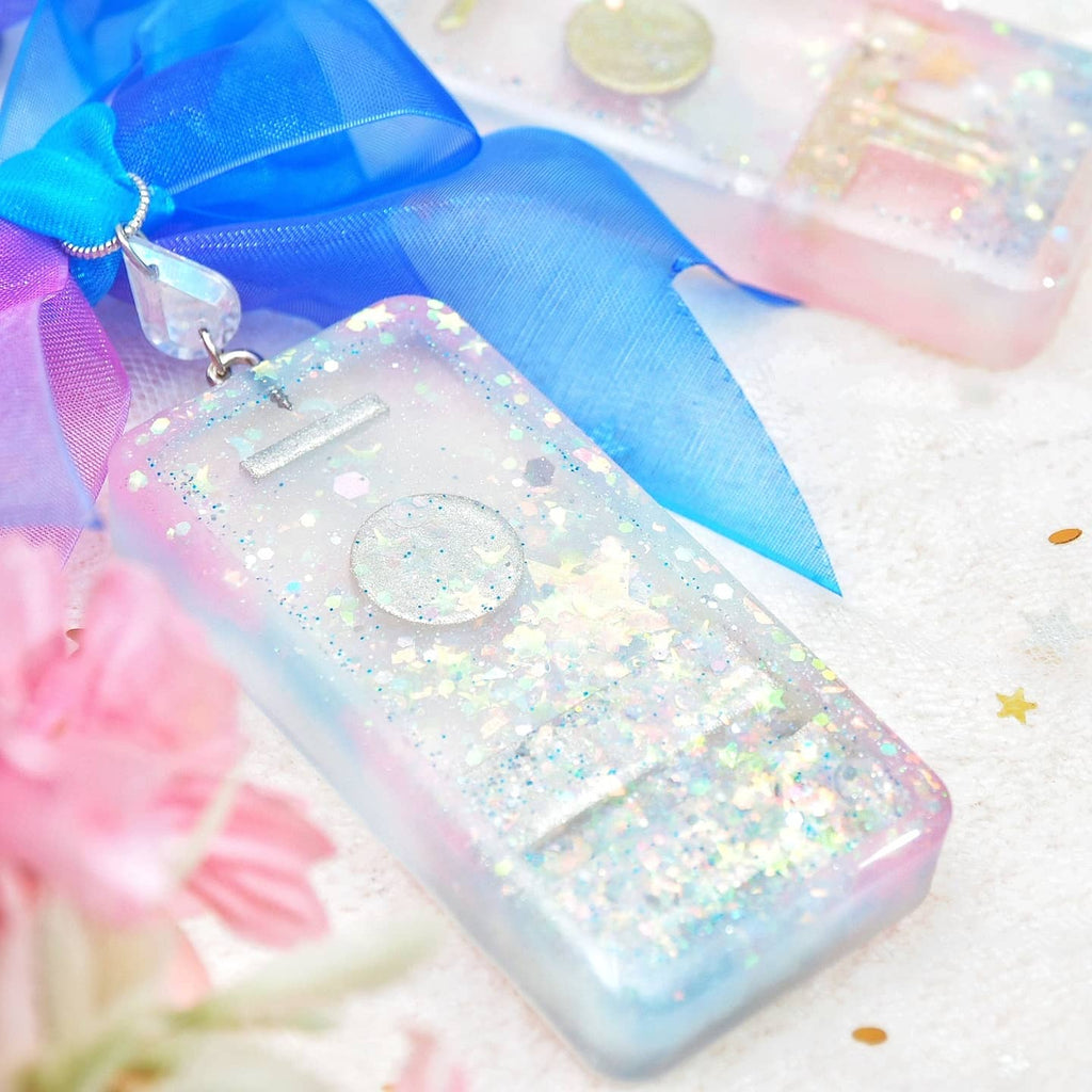Silver Chrome Magical Bathtoken Multiglow Charm