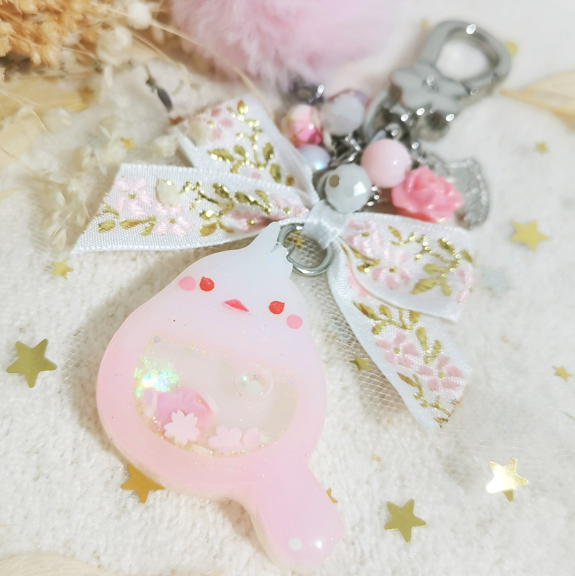 Soft Sakura Birb Charm
