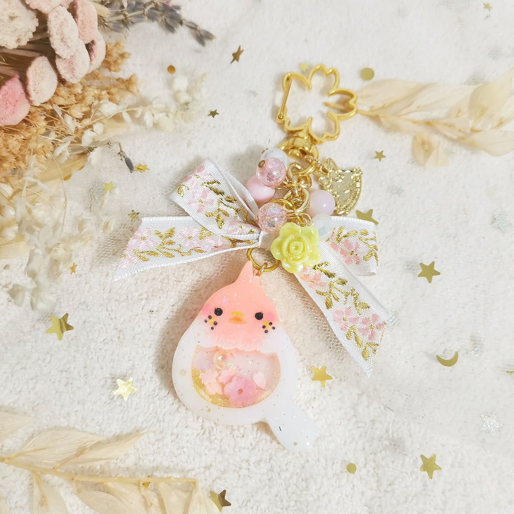 Little Orange Birb Charm