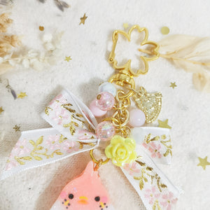 Little Orange Birb Charm