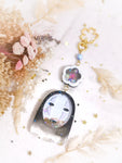 Fading Kaonashi with glowing eyes Charm