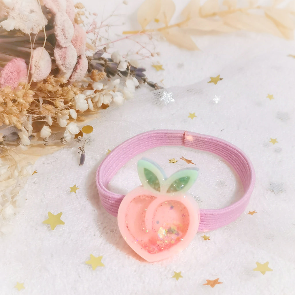 Baby Peach Hairtie (Pink Band)