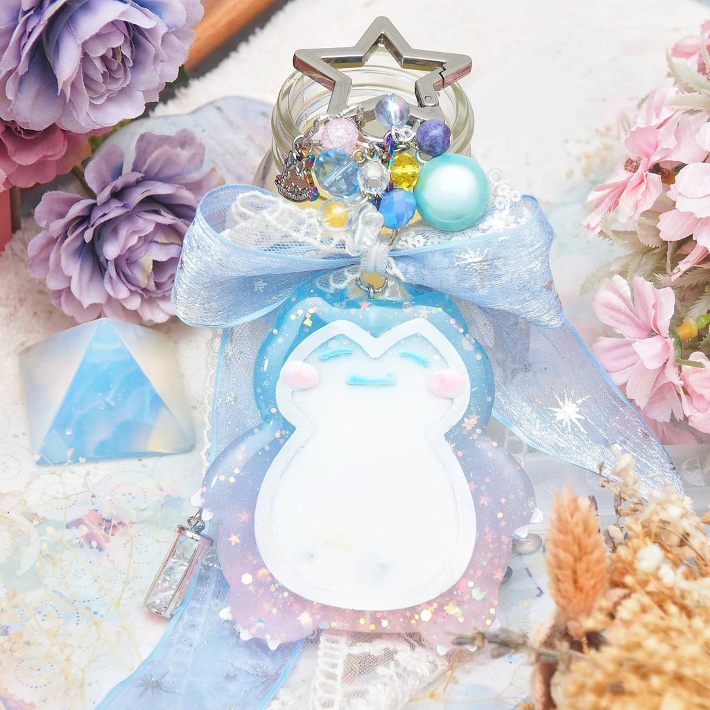 Opal Starlight Boba Belly Chunky Charm with star carrier (Glowing)