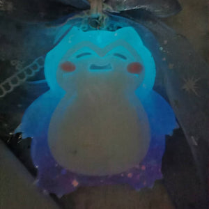 Opal Starlight Boba Belly Chunky Charm with star carrier (Glowing)