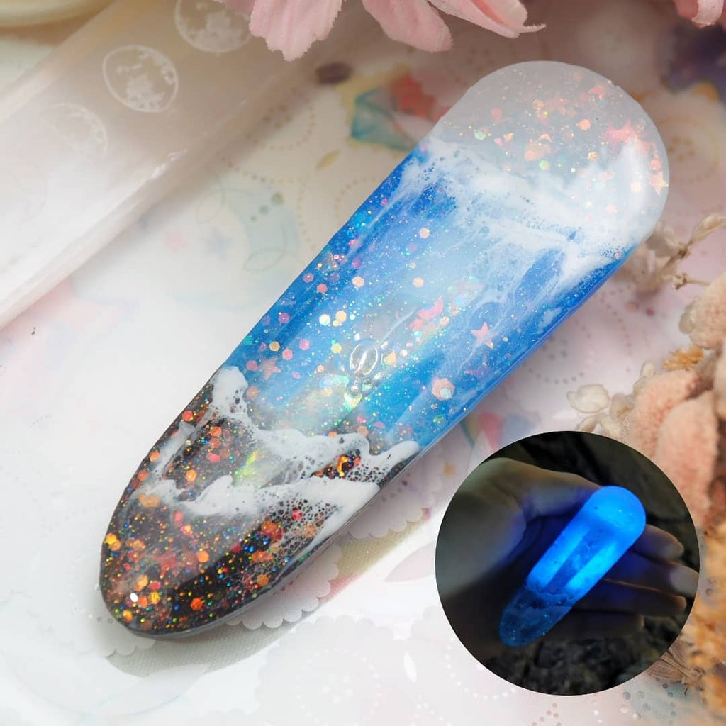 Twilight Tides Shaker Barette (turtle bay,teardrop)