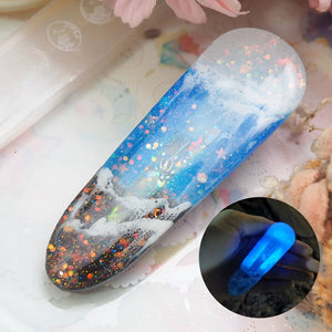 Twilight Tides Shaker Barette (turtle bay,teardrop)