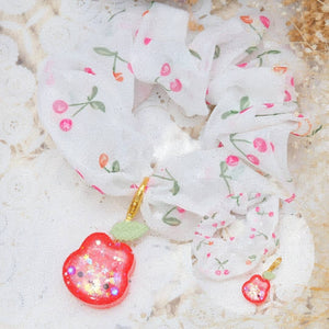 Cherry Bonbun Charm with Cherry Srunchie