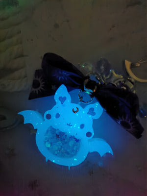 Blue Froot Bat Charm (glows)