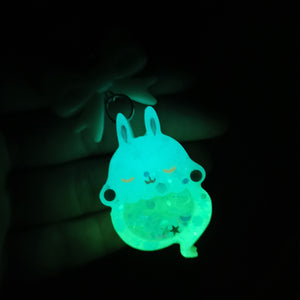 Mint Fade Ghostie Bun Charm