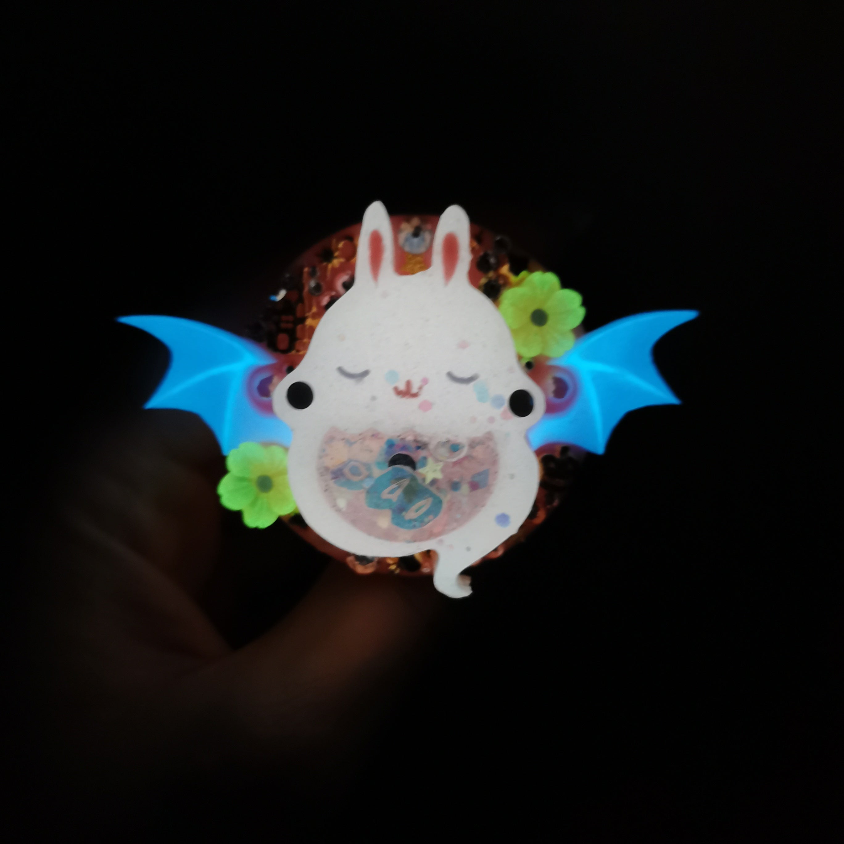 Bubblegum Candy Ghostie Bun Grip