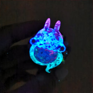 Tri-light Ghostie Bun Badge Reel