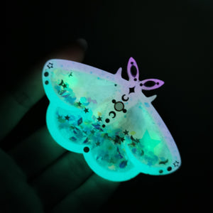 Jewel Magic Moth Shaker Barette