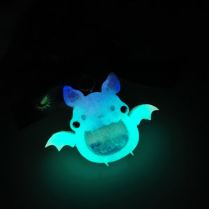 Smokey Blue Froot Bat Charm (glows)