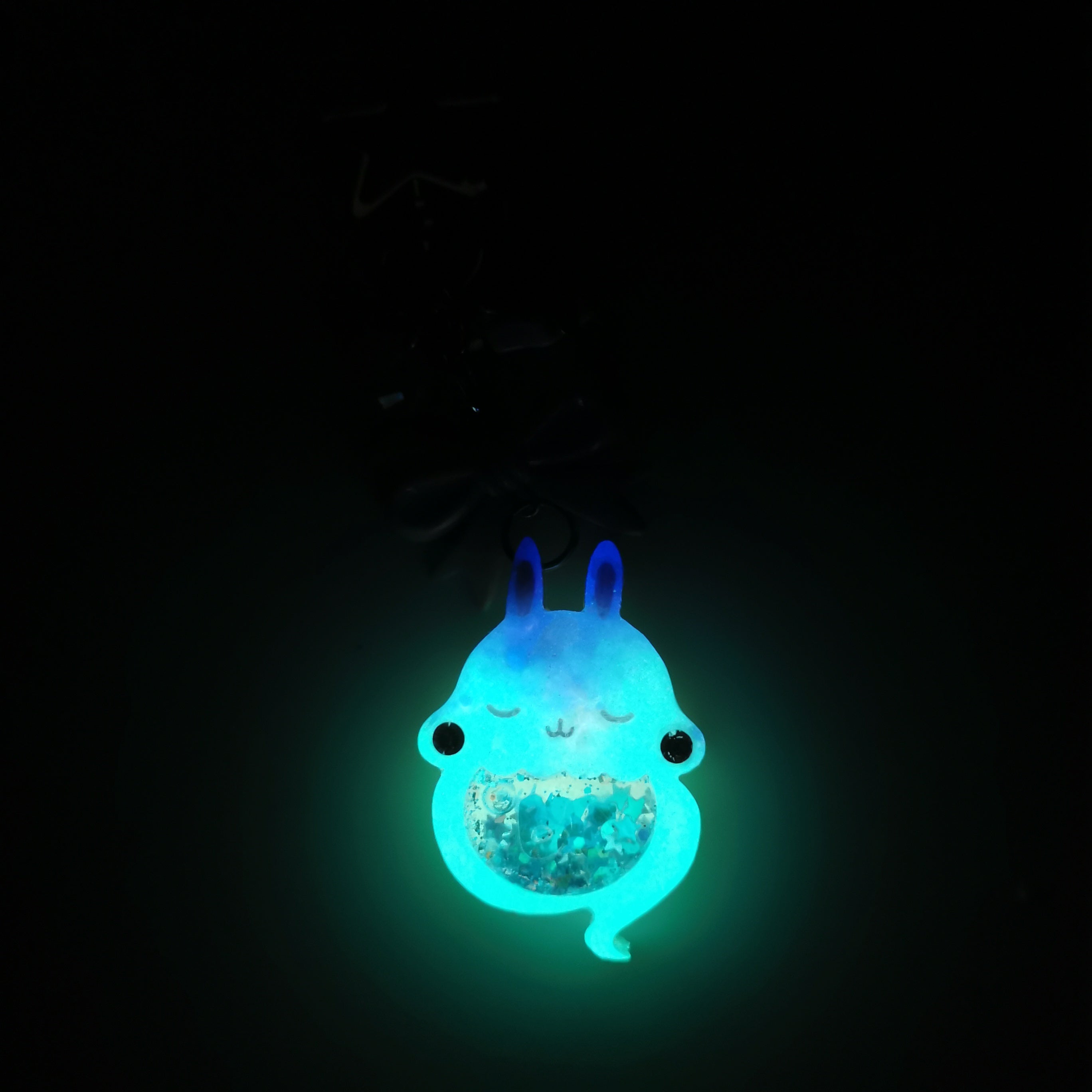 Grape Juice Ghostie Bun Charm
