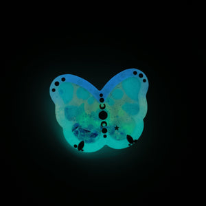 Sleepless Night Butterfly Shaker Barette