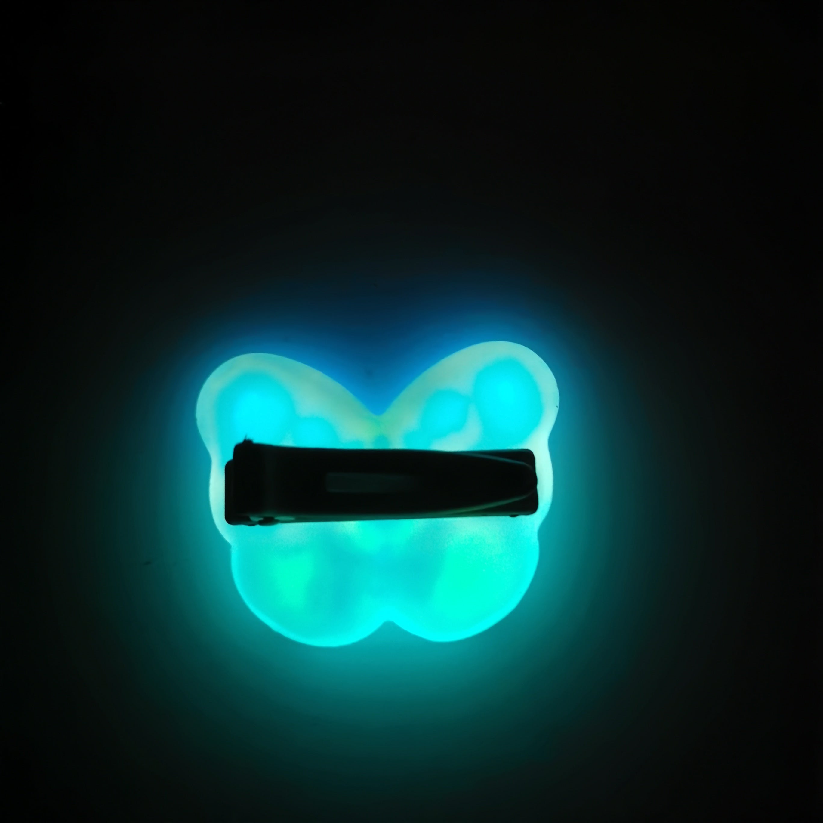 Sleepless Night Butterfly Shaker Barette