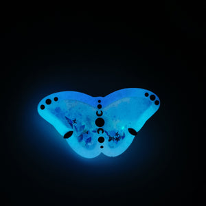 Sleepless Night Moth Shaker Barette