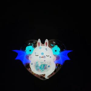Ghostie Bun Heart Grip (Candy Floss)