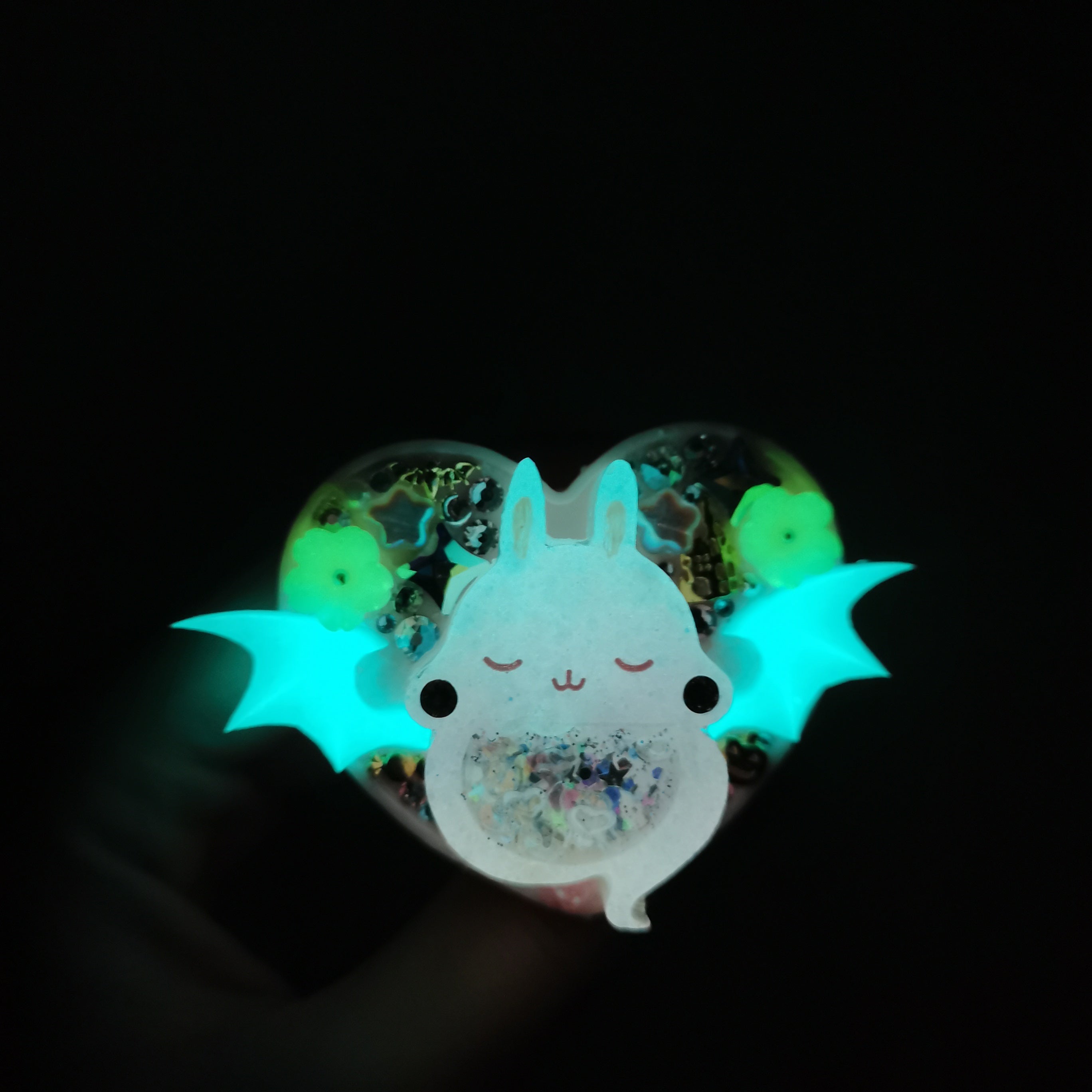 Ghostie Bun Heart Grip (Carnival)